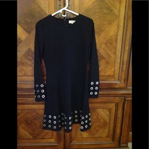 Michael Michael Kors black dress with grommets.